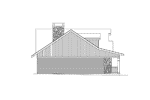 Ranch House Plan Left Elevation - Stonehurst Country Ranch Home 021D-0006 | House Plans and More