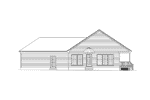 Southern House Plan Left Elevation - Foxbriar Country Home 021D-0008 - Search House Plans and More