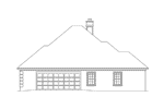 Florida House Plan Right Elevation - Webster Sunbelt Ranch Home 021D-0010 | House Plans and More