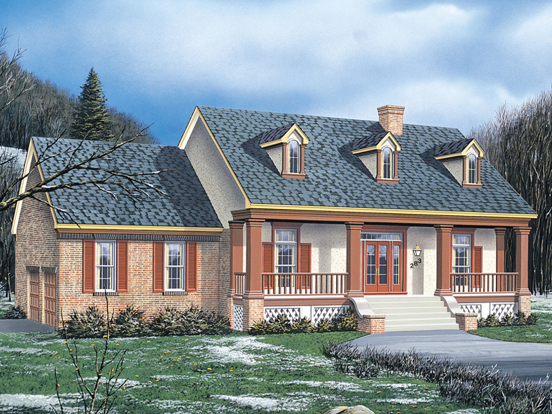 Lowcountry House Plan Front Image - Princeton Southern Country Home 021D-0011 - Shop House Plans and More