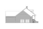 Cape Cod & New England House Plan Left Elevation - Princeton Southern Country Home 021D-0011 | House Plans and More