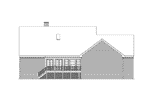 Lowcountry House Plan Rear Elevation - Princeton Southern Country Home 021D-0011 - Shop House Plans and More