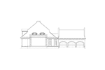 Greek Revival House Plan Right Elevation - Dougherty Way Southern Home 021D-0017 | House Plans and More