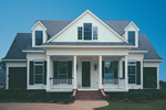 Home With Graceful And Functional Front Porch