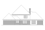 Southern House Plan Rear Elevation - Kellridge Plantation Home 021D-0019 - Search House Plans and More