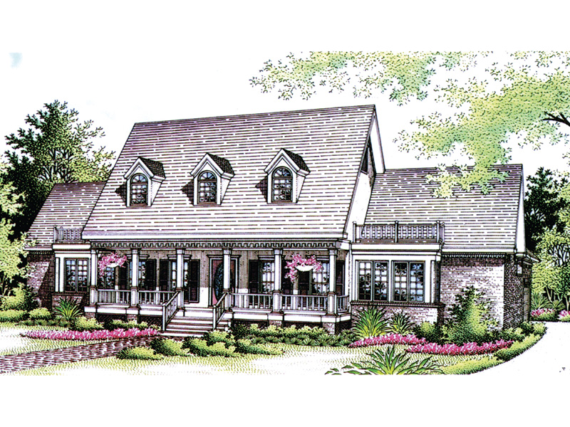 Victorian House Plan Front Image of House - Richardson Southern Home 021D-0020 - Shop House Plans and More