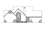 Victorian House Plan Rear Elevation - Richardson Southern Home 021D-0020 - Shop House Plans and More