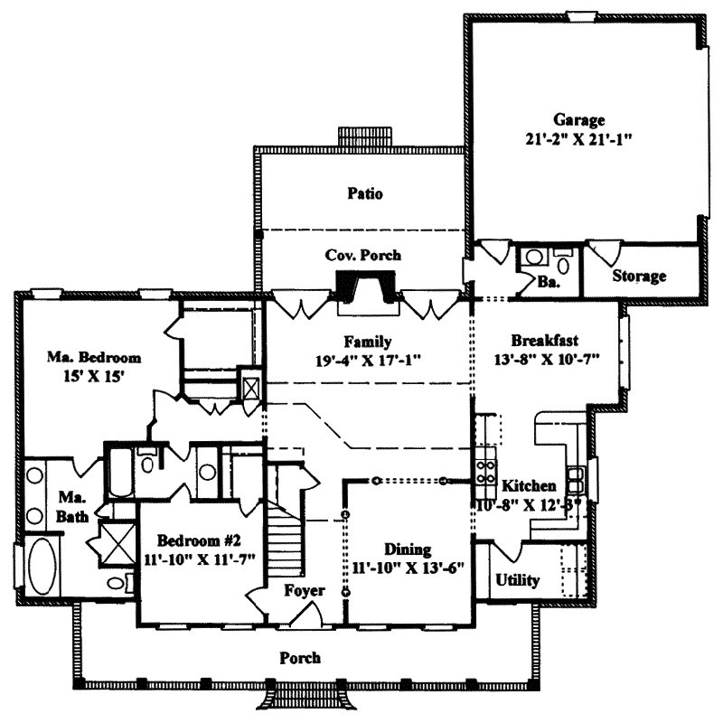 Mayhew Southern Home Plan 024D-0023 - Shop House Plans and More