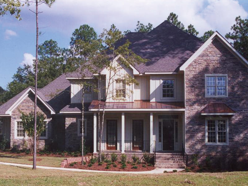 Traditional House Plan Front Photo 01 - Cross Hill Craftsman Farmhouse 024D-0062 - Search House Plans and More