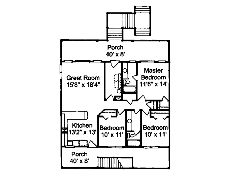Home Plan First Floor 024D-0083