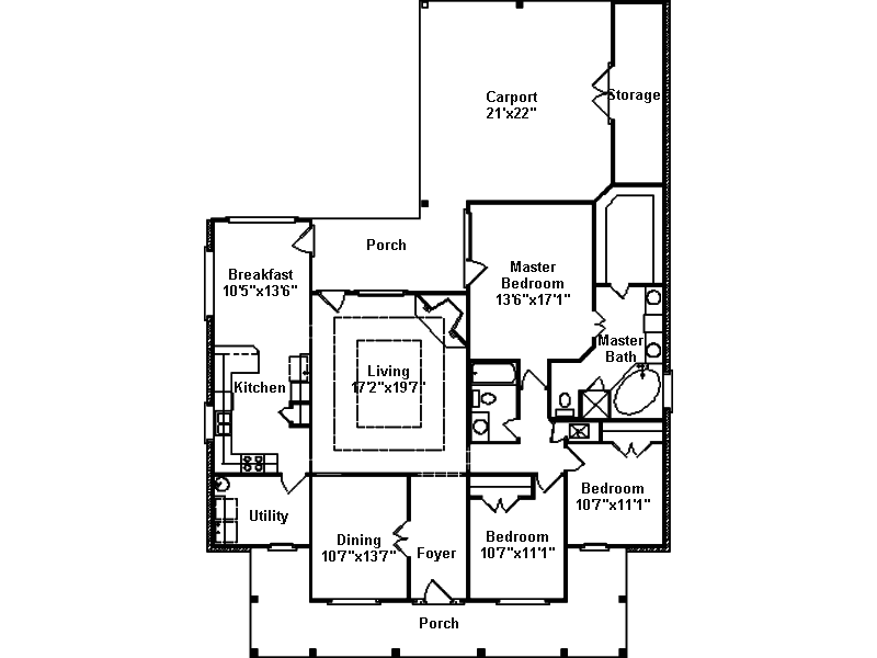 Mooresville Southern Home Plan 024D-0266 - Shop House Plans and More