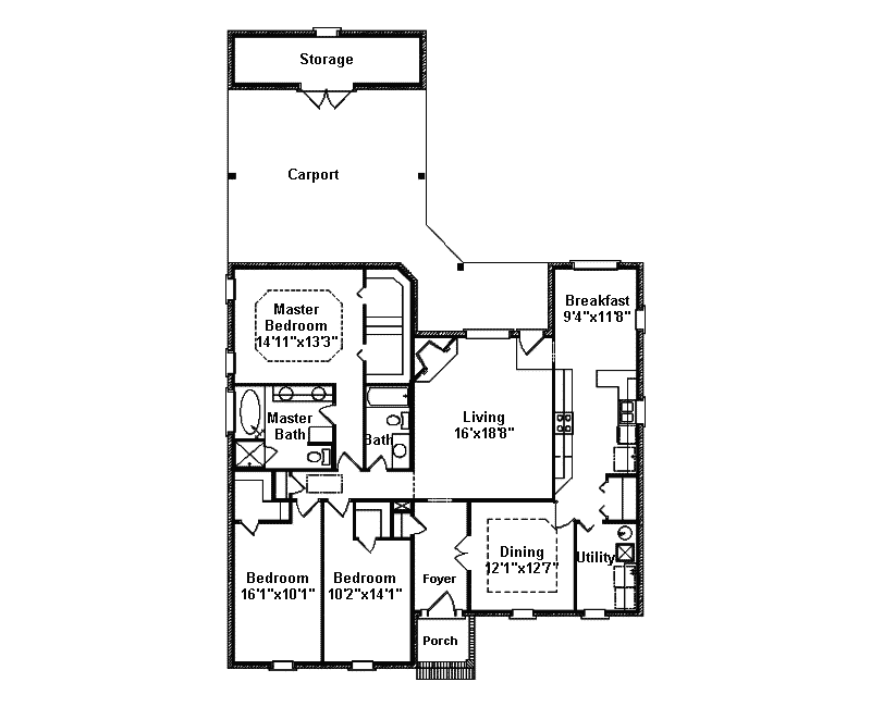 Wayside Colonial Home Plan 024D-0271 - Shop House Plans and More