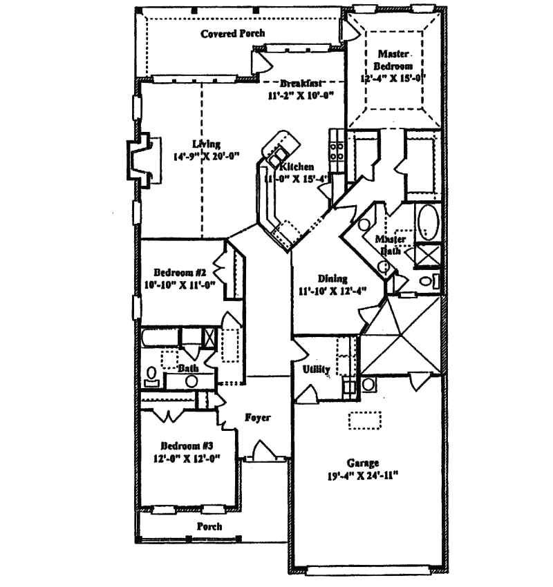 Winterpath Ranch Style Home Plan 024D-0293 - Shop House Plans and More