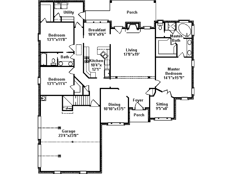 Harding Place Traditional Home Plan 024D-0463 | House Plans and More