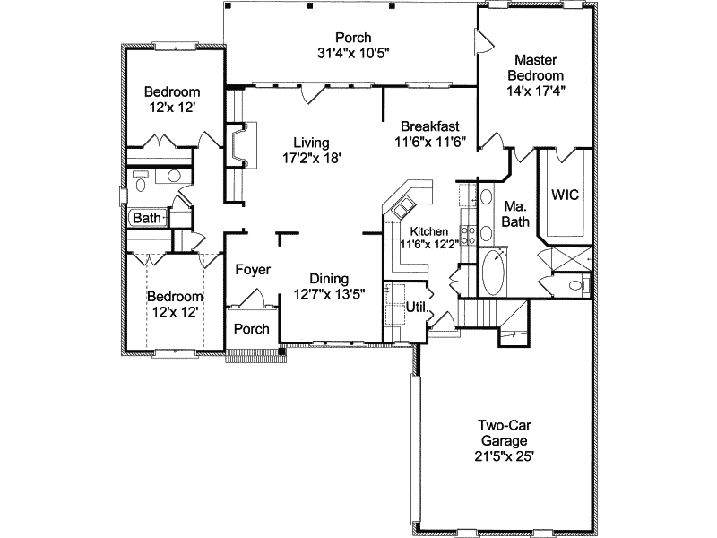McLean Mill Traditional Home Plan 024D0525 House Plans