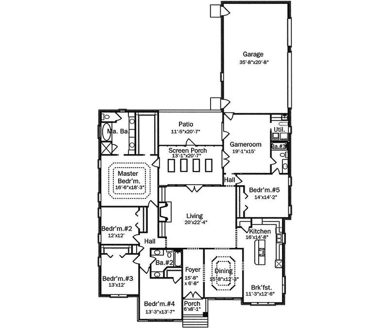 First Floor -  024D-0632 | House Plans and More