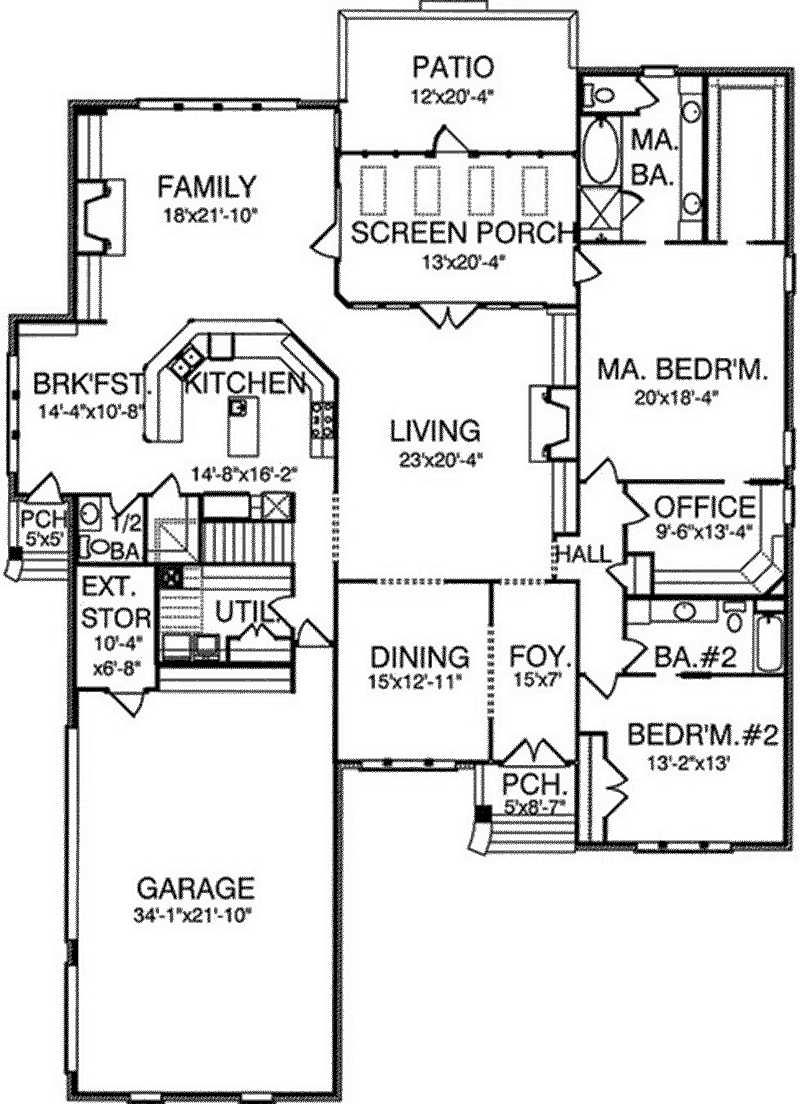 First Floor -  024D-0652 | House Plans and More
