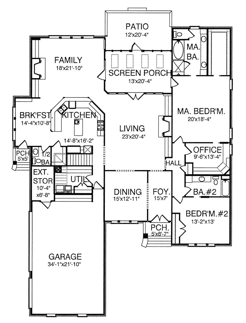 First Floor -  024D-0678 | House Plans and More