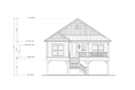 Sunbelt Home Plan Front Elevation - Clements Cove Lowcountry Home 024D-0813 | House Plans and More
