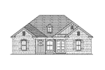 Country French House Plan Front Elevation -  024D-0817 | House Plans and More