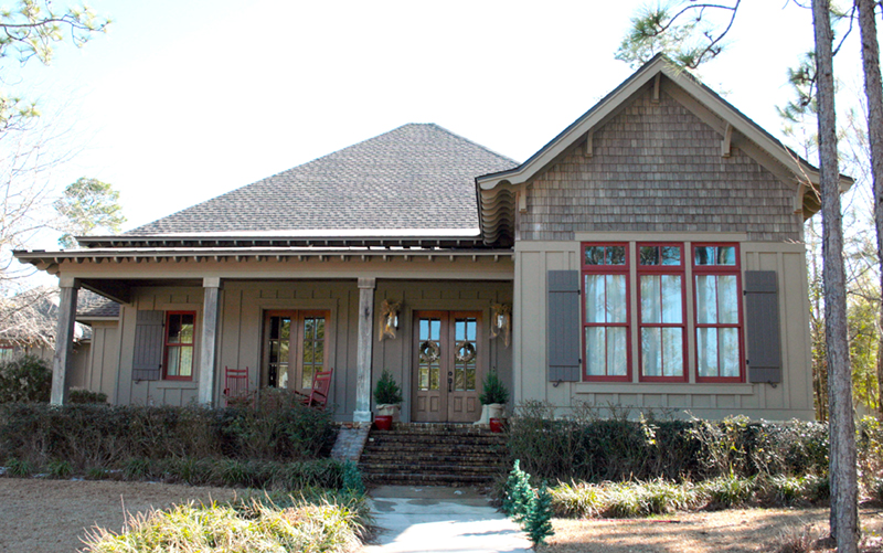 Farmhouse Plan Front of Home - 024D-0820 - Shop House Plans and More