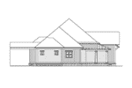 Acadian House Plan Left Elevation - 024D-0820 | House Plans and More