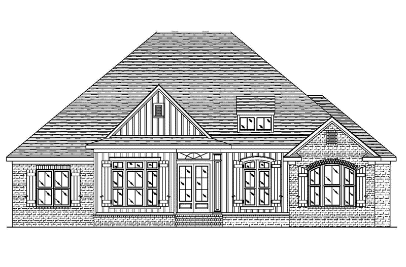 Rustic Home Plan Front Elevation - 024D-0823 | House Plans and More