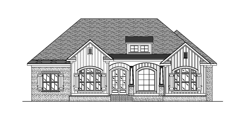 Country French House Plan Front Elevation -  024D-0825 | House Plans and More