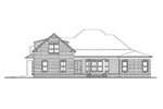 Country French House Plan Rear Elevation -  024D-0828 | House Plans and More