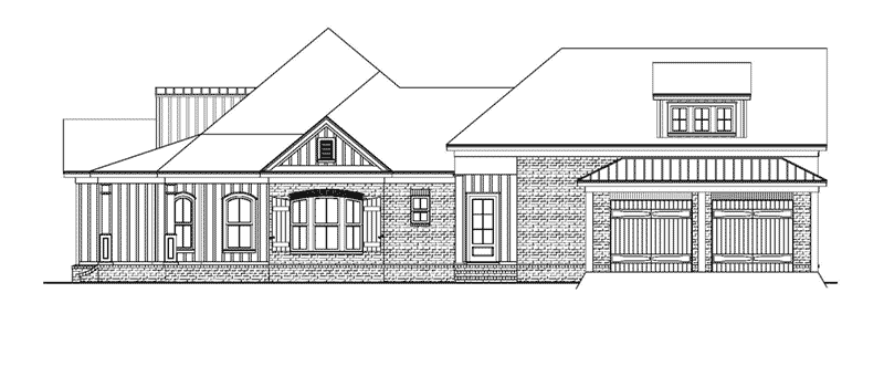 European House Plan Right Elevation -  024D-0828 | House Plans and More
