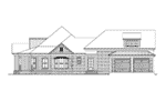 Country French House Plan Right Elevation -  024D-0828 | House Plans and More