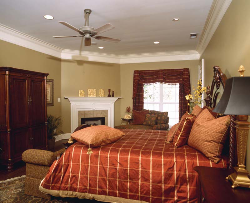 Luxury House Plan Master Bedroom Photo 01 - Prentiss Manor Colonial Home 024S-0023 - Shop House Plans and More