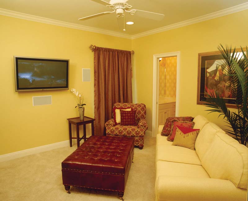 Luxury House Plan Media Room Photo 01 - Prentiss Manor Colonial Home 024S-0023 - Shop House Plans and More