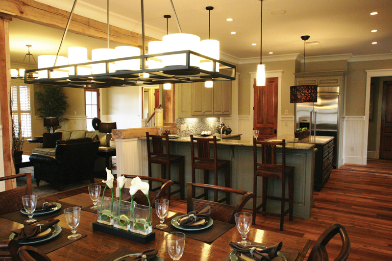 Arts & Crafts House Plan Dining Room Photo 02 - Hamilton Creek Green Home 024S-0024 - Search House Plans and More