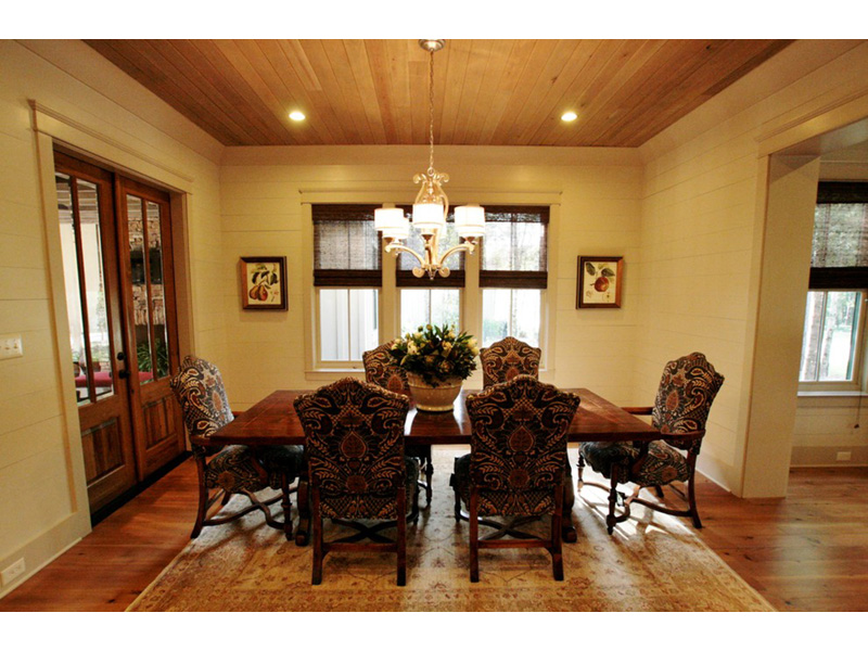 Southern House Plan Dining Room Photo 01 - Cottonlane Lowcountry Home 024S-0028 - Search House Plans and More