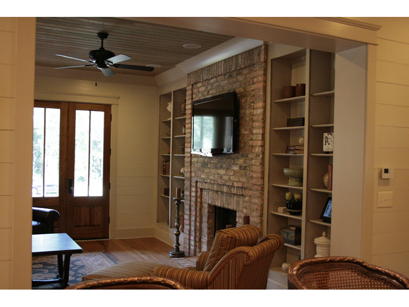Southern House Plan Fireplace Photo 01 - Cottonlane Lowcountry Home 024S-0028 - Search House Plans and More