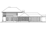 Shingle House Plan Left Elevation - 024S-0028 | House Plans and More