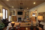 Shingle House Plan Living Room Photo 02 - 024S-0028 | House Plans and More
