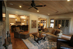 Southern House Plan Living Room Photo 03 - Cottonlane Lowcountry Home 024S-0028 - Search House Plans and More
