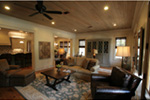 Shingle House Plan Living Room Photo 05 - 024S-0028 | House Plans and More