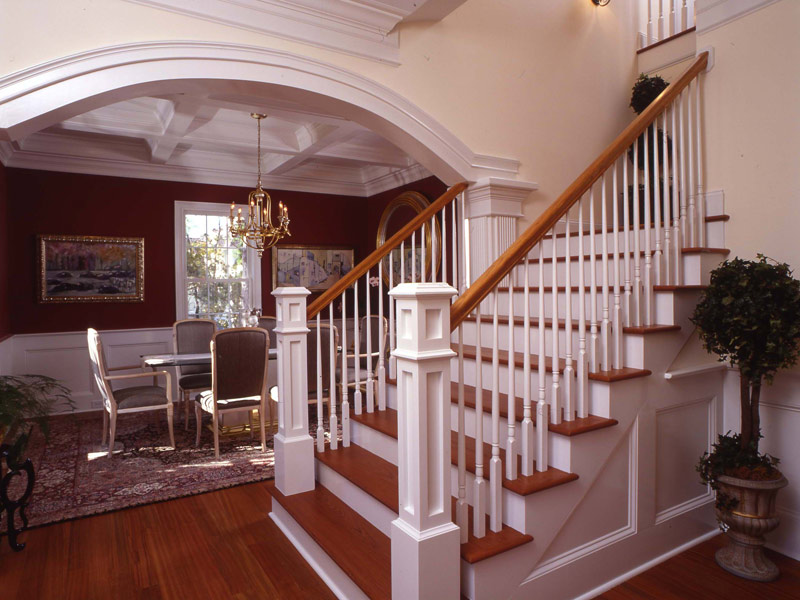 Waterfront House Plan Stairs Photo - Highcroft Manor Luxury Home 024S-0037 - Search House Plans and More