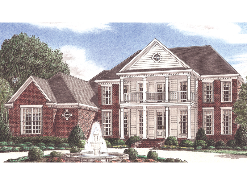 McCain Greek Revival Home Plan 025D-0058 - Shop House Plans and More