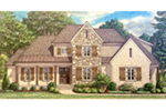 Luxury House Plan Front of House 025D-0105