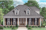 Traditional House Plan Front of House 025D-0110