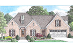 European House Plan Front of House 025D-0114