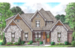 Rustic House Plan Front of House 025D-0115