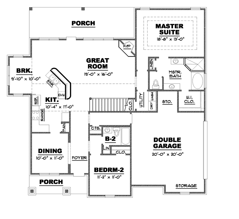 Larimore Path Craftsman Home Plan 025D-0116 - Shop House Plans and More