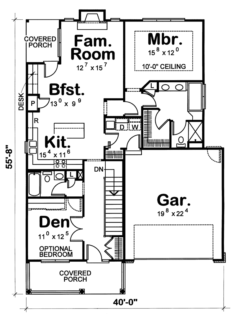 Langdon Heights Craftsman Home Plan 026D0225 House