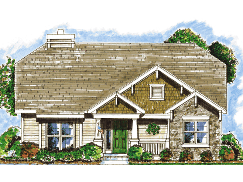 Cainhow Arts And Crafts Home Plan 026D-1009 - Search House Plans and More