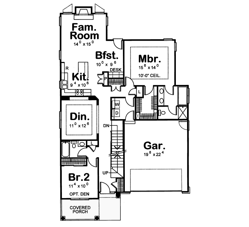 Chauncey Craftsman Home Plan 026D1226 House Plans and More